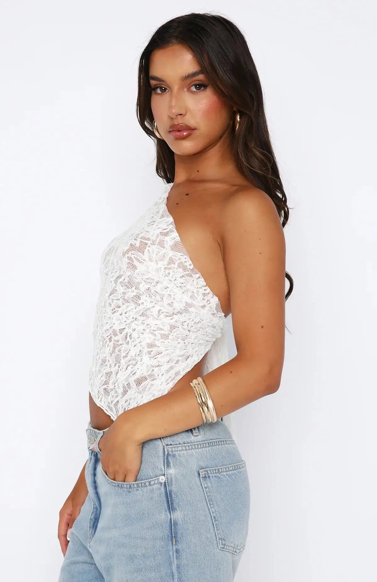 Anna Floral Off-Shoulder Crop Top