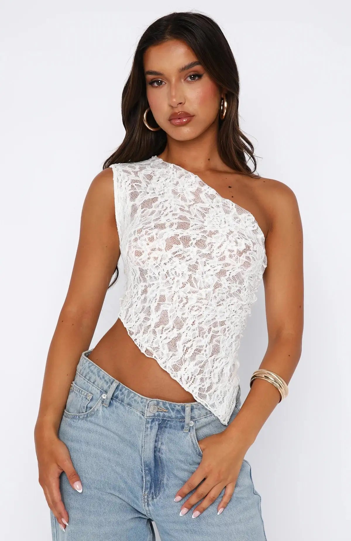 Anna Floral Off-Shoulder Crop Top